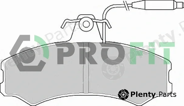 Profit 5000-0287 — Brake Pad Set, disc brake