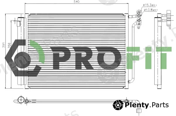 Profit 1770-0064 — Condenser, air conditioning