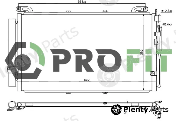 Profit 1770-0144 — Condenser, air conditioning