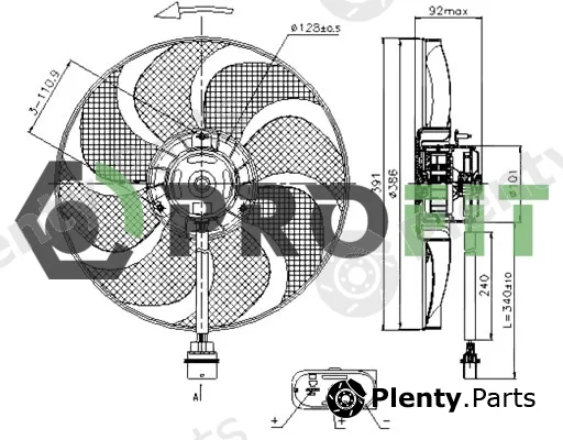 Profit 1850-0019 — Fan, engine cooling