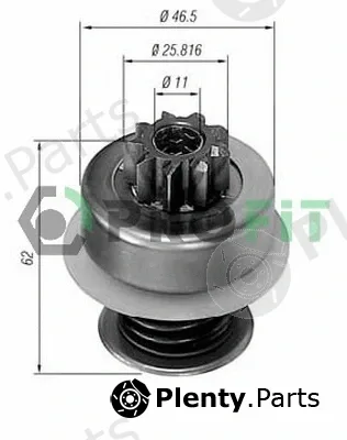 Profit 1910-8022 — Freewheel Gear, starter