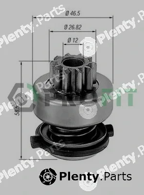 Profit 1910-8028 — Freewheel Gear, starter