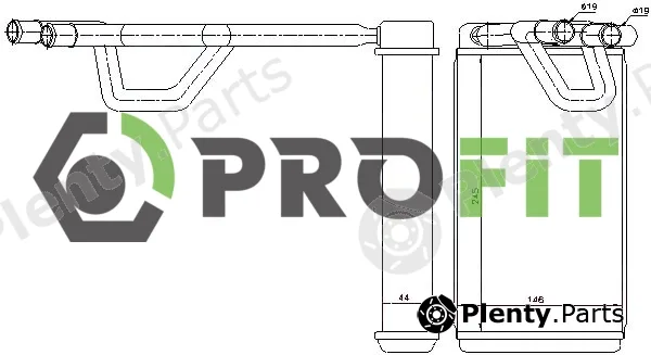 Profit 1760-0826 — Heat Exchanger, interior heating