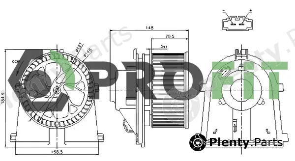 Profit 1860-0002 — Interior Blower