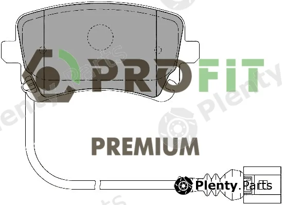 Profit 5005-1644 — Brake Pad Set, disc brake