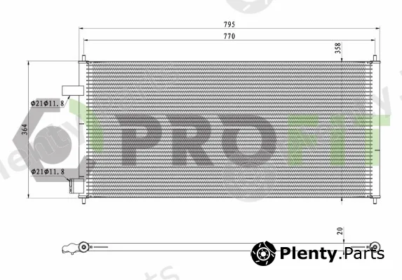 Profit 1770-0432 — Condenser, air conditioning