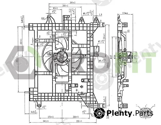 Profit 1850-0070 — Fan, engine cooling