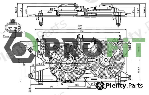 Profit 1850-0022 — Fan, engine cooling