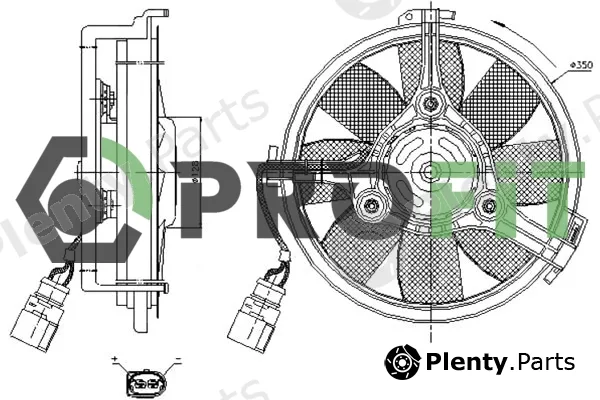 Profit 1850-0004 — Fan, engine cooling