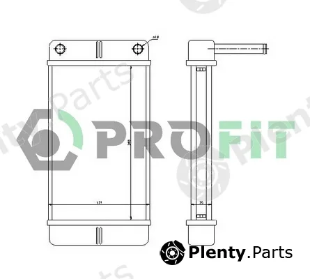 Profit PR2092N1 — Heat Exchanger, interior heating