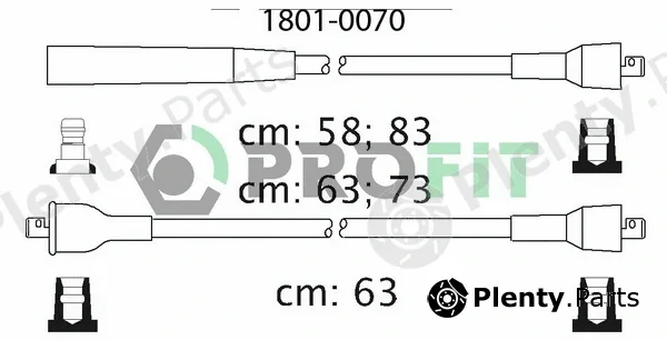 Profit 1801-0070 — Ignition Cable Kit