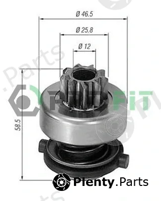 Profit 1910-8044 — Freewheel Gear, starter