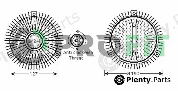 Profit 1720-2010 — Clutch, radiator fan