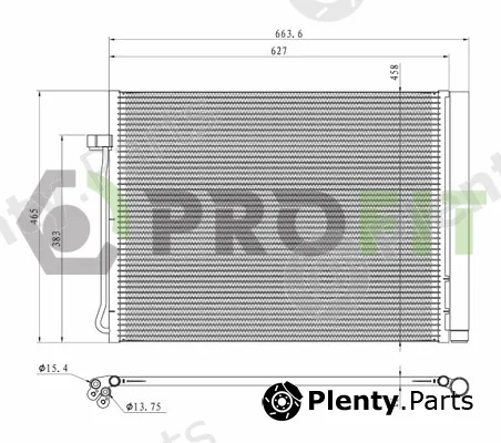 Profit 1770-0061 — Condenser, air conditioning