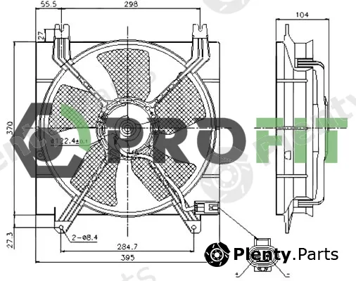 Profit 1850-0027 — Fan, engine cooling