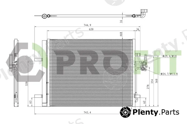 Profit 1770-0431 — Condenser, air conditioning