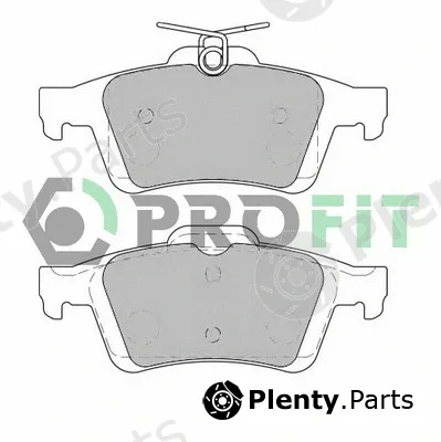Profit 5000-1931C — Brake Pad Set, disc brake
