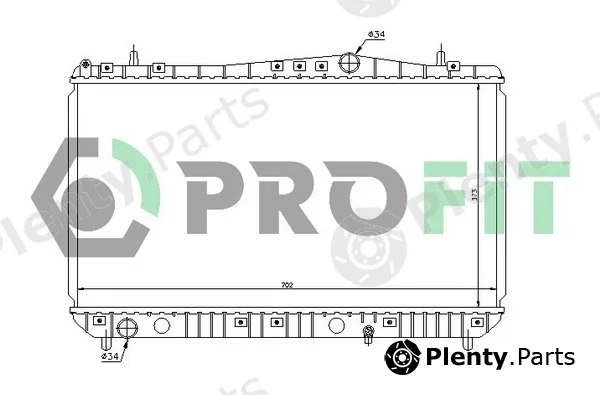 Profit PR1110A1 — Radiator, engine cooling
