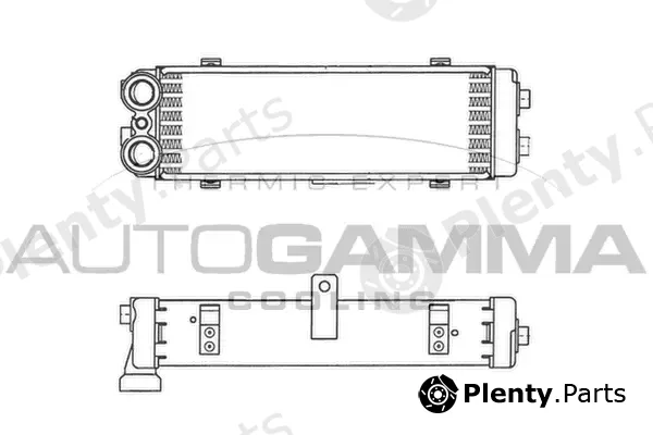 Autogamma 101942 — Oil Cooler, engine oil