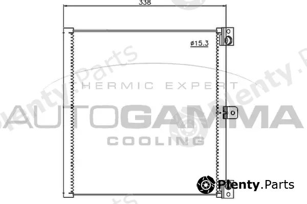 Autogamma 107561 — Condenser, air conditioning