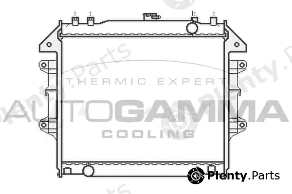 Autogamma 107058 — Radiator, engine cooling