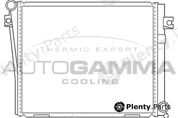 Autogamma 100120 — Radiator, engine cooling