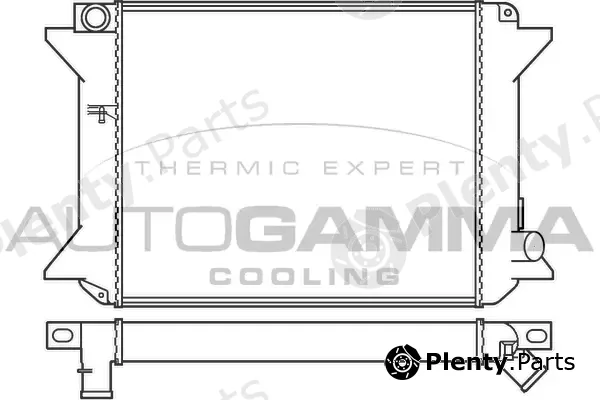 Autogamma 100171 — Radiator, engine cooling