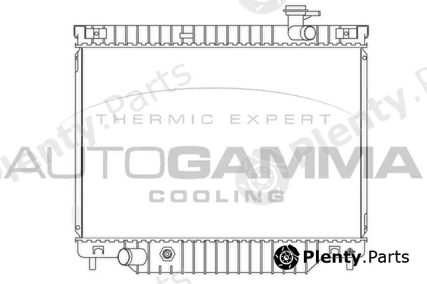 Autogamma 104422 — Radiator, engine cooling