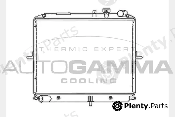 Autogamma 104032 — Radiator, engine cooling