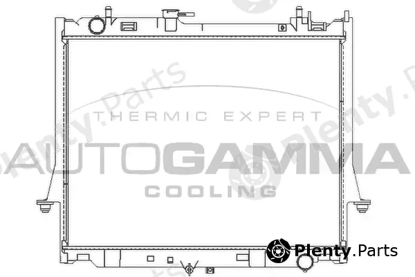 Autogamma 107716 — Radiator, engine cooling