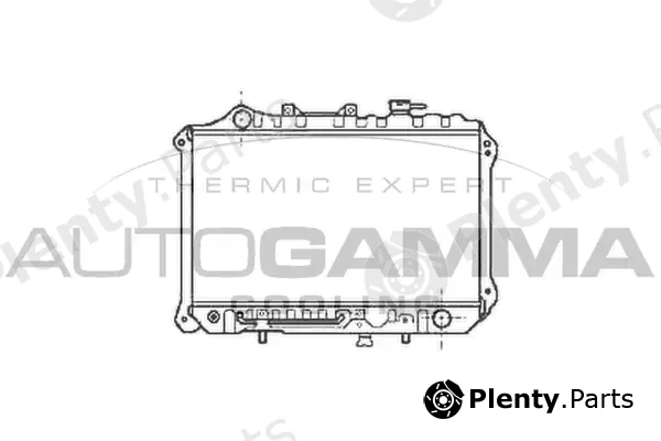Autogamma 102138 — Radiator, engine cooling