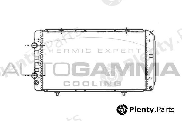 Autogamma 100189 — Radiator, engine cooling