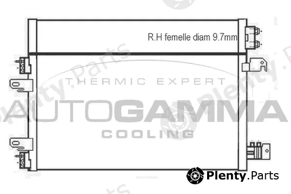Autogamma 107492 — Condenser, air conditioning