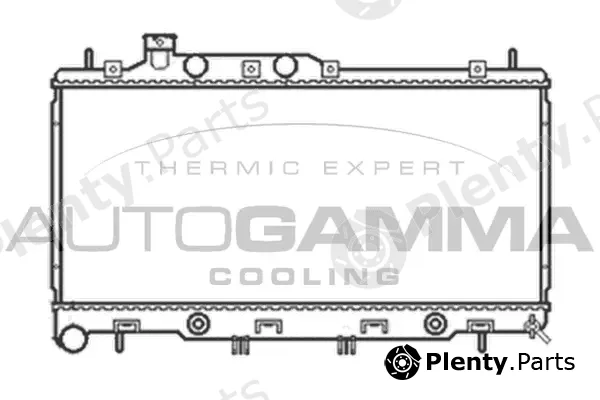 Autogamma 105055 — Radiator, engine cooling