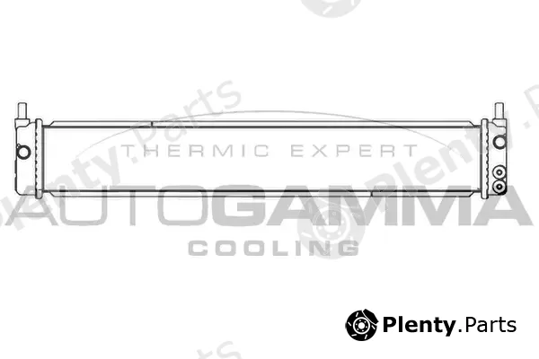 Autogamma 107363 — Radiator, engine cooling