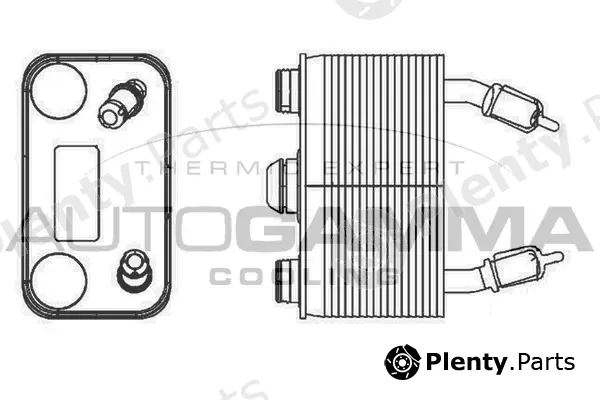 Autogamma 105815 — Oil Cooler, engine oil