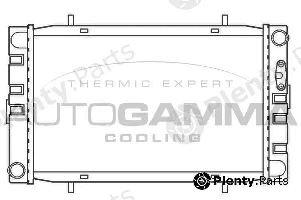 Autogamma 100071 — Radiator, engine cooling