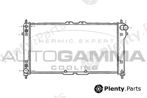 Autogamma 102141 — Radiator, engine cooling