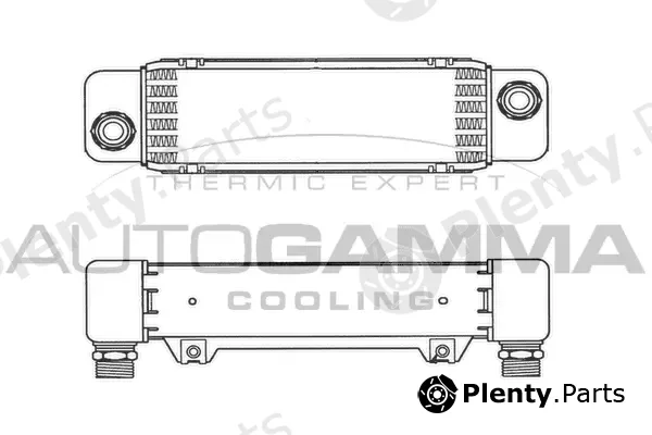 Autogamma 101866 — Oil Cooler, engine oil