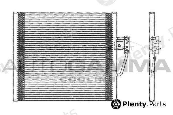 Autogamma 102609 — Condenser, air conditioning