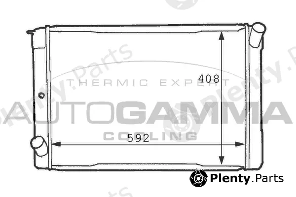 Autogamma 101112 — Radiator, engine cooling
