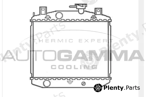 Autogamma 104038 — Radiator, engine cooling