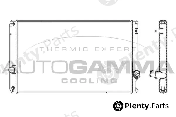 Autogamma 107793 — Radiator, engine cooling
