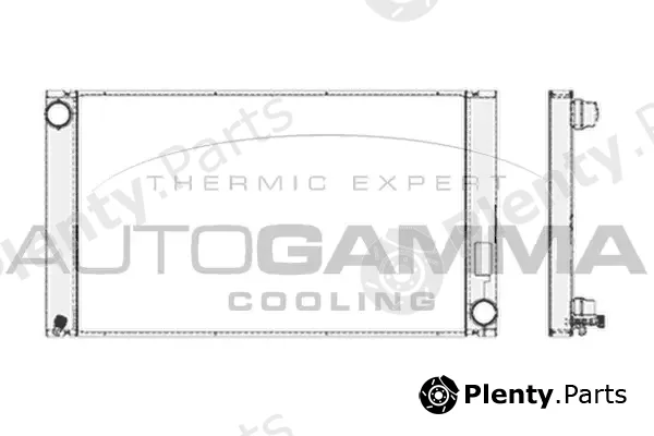 Autogamma 103391 — Radiator, engine cooling