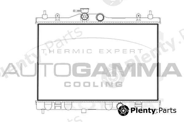 Autogamma 107175 — Radiator, engine cooling