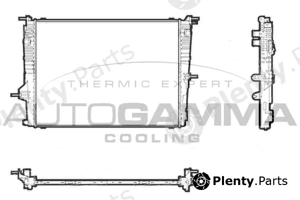 Autogamma 107247 — Radiator, engine cooling