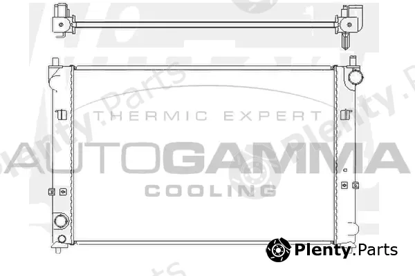 Autogamma 104852 — Radiator, engine cooling