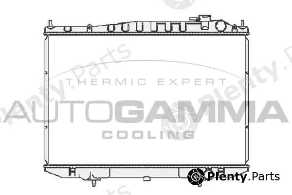 Autogamma 105387 — Radiator, engine cooling