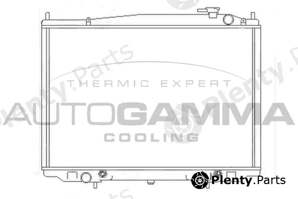 Autogamma 104692 — Radiator, engine cooling