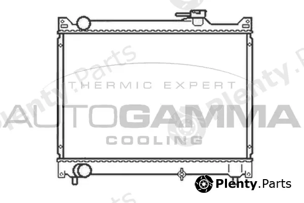 Autogamma 104108 — Radiator, engine cooling